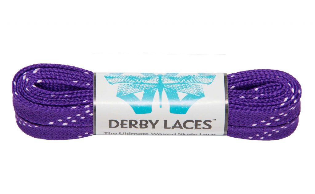 Purple And Teal Stripe Inch Cm Super Spark By Derby Laces