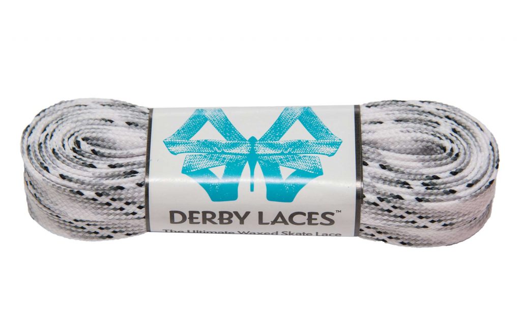 Smoke 96 inch (244 cm) Derby Laces Waxed Roller Derby Skate Lace ...