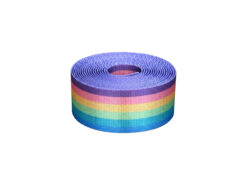 Derby Laces Webbing — Pastel Rainbow | 1.5 inch (38mm) x 3 meter (9.8 ft) Seatbelt-Style Polyester Strap