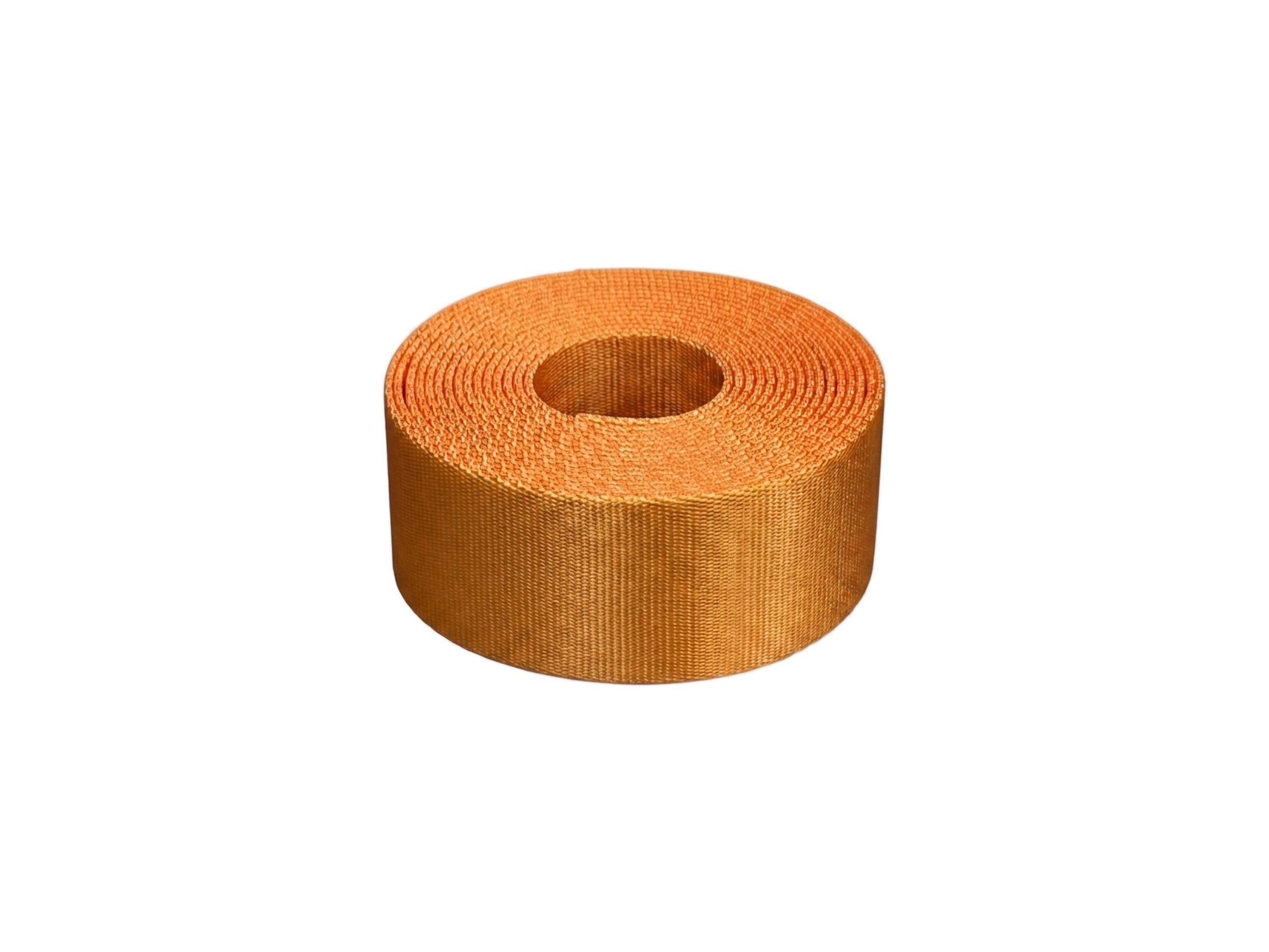 Derby Laces Webbing — Tangerine Orange | 1.5 inch (38mm) x 3 meter (9.8 ft) Seatbelt-Style Polyester Strap