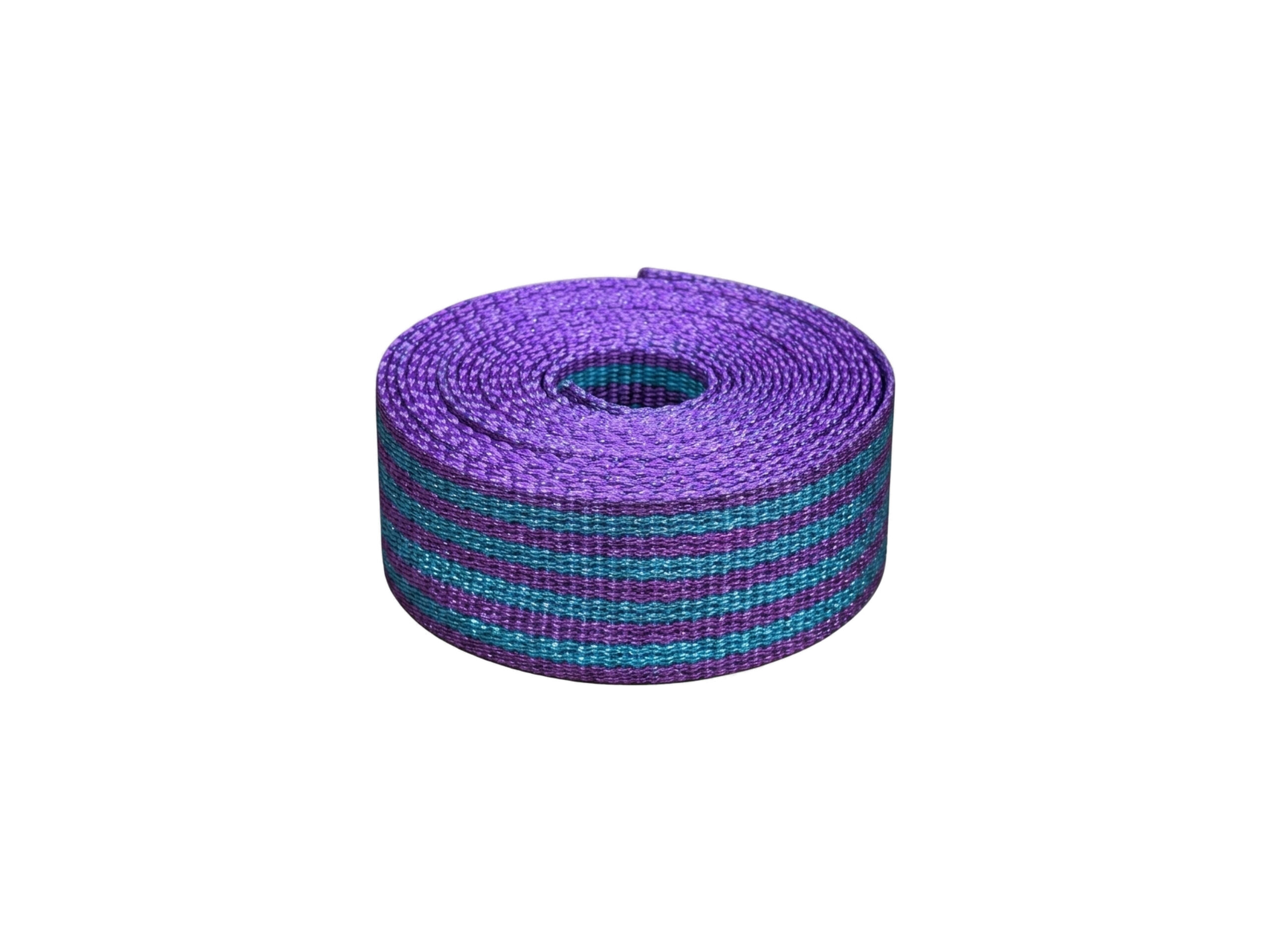 Derby Laces Webbing — Purple Teal SPARK | 1.5 inch (38mm) x 3 meter (9.8 ft) Seatbelt-Style Polyester Strap