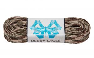Camouflage - 130 inch (330 cm) ORIGIN Derby Laces Waxed Roller Derby Skate Lace