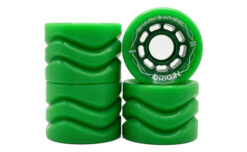 Skate Origin x Shark Wheels - Neon Green - 4 Pack