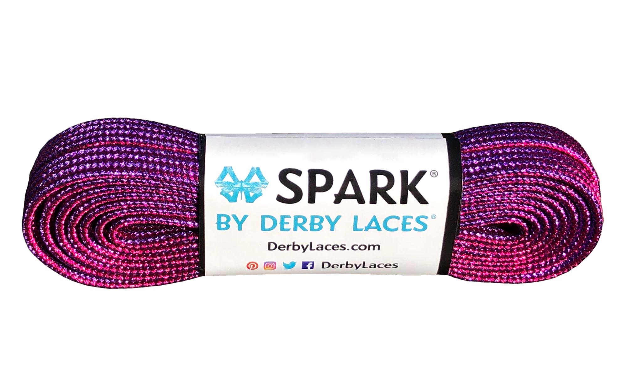 36 45 5... Silver SPARK by Derby Laces Metallic Roller Derby Skate Lace in 27